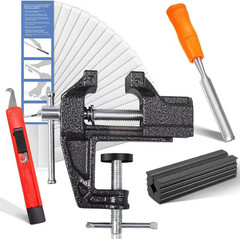 Golf Grip Regripping Kit for Home Use | Includes Retractable Hook Blade, 15 Grip