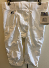 Russell Athletic F25PFWF Youth White Slotted Football Practice Pant No Pads