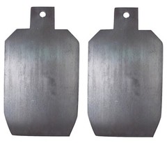 Lot of 2 Tactical Scorpion IDPA Mini AR500 Steel 7″ x 12″ X 3/8″ Shooting Target