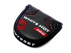 Odyssey White Hot Pro Mallet Putter Head Cover – Black/Red
