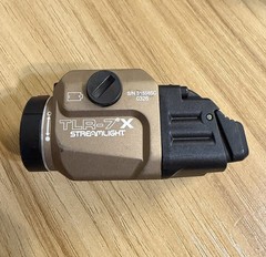 Streamlight TLR-7X in FDE (TLR 7 X in Flat Dark Earth) Weapon Mounted Light
