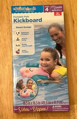 SwimSchool Portable Pals Kickboard-Smart Design 5+ Years – Level 4 – Pink