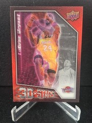 2009-10 Upper Deck 3D Stars LEBRON JAMES / KOBE BRYANT #3D-BJ
