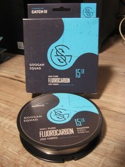 Googan Squad 100% Fluorocarbon Fishing Line – 200 Yards – 15 LB – Clear