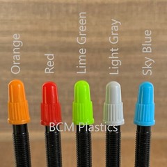 The Original BCM Plastic Colored Presta Valve Caps / 10 Dust Caps /Multi Variety