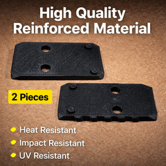 Beretta APX A1 Carry Optic Plate RMS-C / Shield Footprint (x2 Serrated & Smooth)