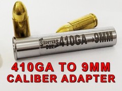 410GA to 9MM Luger Caliber Adapter – Chamber Reducer – Stainless – Free Shipping