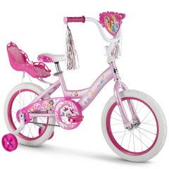 Huffy 16″ Disney Princess Kids’ Bike, Fits Riders 3’5″ – 4’0″, Pink, Girl’s