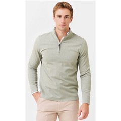 Mizzen+Main Pro Flex Quarter Zip Pullover Sage Green Performance Men’s Med golf