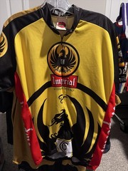 World Jerseys Imperial Beer Cycling Jersey Men’s L Yellow Zip Up Costa Rica