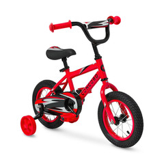 12″ Kids Bicycle Red Unisex Bike Fits Riders 37-42 in Ages 3-5