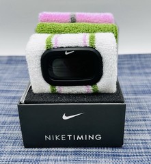 Nike Timing CUFF Watch 3 Terry Wristbands Interchanging w Box WR0094 No Charger