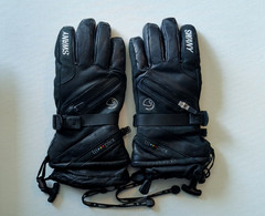 Swany Triplex Leather Gloves Men’s Medium – Genuine Leather Palms & Lining SX-43