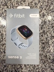NEW Fitbit Sense 2 Smartwatch Fitness Activity Tracker GPS Heart Rate Blue Mist
