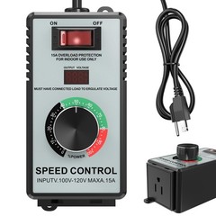 High-Capacity AC Motor Speed Controller 120V 15A 4000W – Universal Variable S…