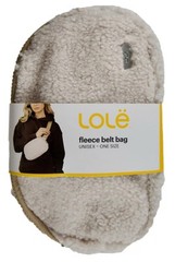 Lole Fleece Belt Bag, Unisex One Size Fits Most, Two-Way Zipper
