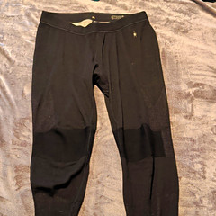 Smartwool Men’s XXL Merino Wool Base Layer Bottom Pants Black Breathable
