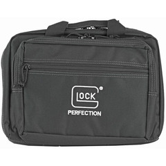 NEW Glock OEM Double Pistol Range Bag w/ Carry Handle Dual Padded Handgun Case
