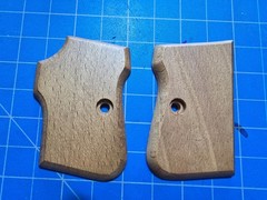 Excam GT 27 25 ACP Smooth Wood Grip
