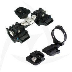 NVG Helmet Mount – RQE Universal Dual Bridges / KVC OSS OBVERSE SHOE K-clip – US