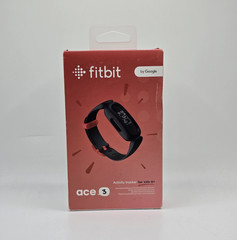 Fitbit ACE 3 Activity Fitness Tracker for Kids – Black/Sport Red