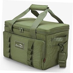 Cooler Bag 48-Can Insulated Leakproof Soft Cooler Large Collapsible green