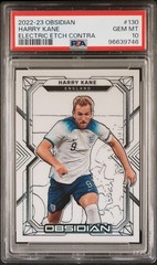 PSA 10 – Harry Kane 2/9 2022-23 Obsidian #130 Electric Etch Contra [JEC] – Footb