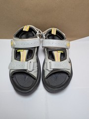 Footjoy Womens Golf Sandals 5 M Gray Soft Spikes Adjustable Athletic 48444