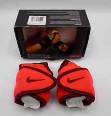 Nike 1 Pound Wrist Weights Adult Unisex 1 Pair Bright Crimson/Team Red