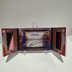 2024 Topps Inception UEFA Bonmati & Iniesta Patch Auto Book /10