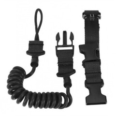 Pistol Lanyard-Tactical Sling Handgun Secure Elastic Gun Practical Pistol Sling
