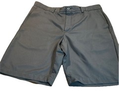 Greg Norman Men’s Golf Shorts Black Size 36 100% Polyester Athletic Flat Front