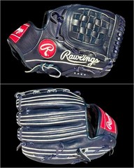 1999 RAWLINGS NYY DEREK JETER NAVY BLUE HEART OF THE HIDE 11.5″ PRO-DJ2 GLOVE
