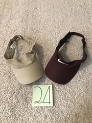 Vintage Lot Of 2 Nike Golf Visor Hat Adjustable Strap V 20XI Adults S1ZE Read