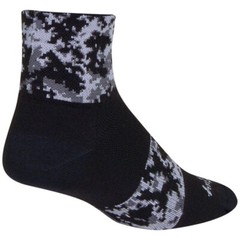 Socks – SockGuy – Dark Side Black L/XL 3″ Classic Cycling/Running NEW