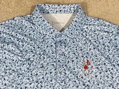 US Open Polo Shirt Mens XL 124th Pinehurst Logo Golf Short Sleeve Floral