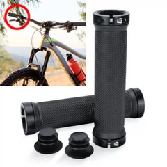 Cycling Lock-On Ends Ergonomic Rubber Bicycle Handlebar MTB Mountain Bike Grips