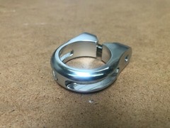 New Kalloy Bicycle Alloy Seat Post Clamp Binder Hex Bolt Anodized Silver