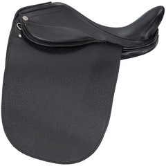 English Cutback Saddle- BLACK- 3 SIZES