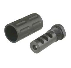 Gold,Silver,Tan,Black 1/2×28,5/8×24 Muzzle Brake With 13/16×16 Forwarder Sleeve
