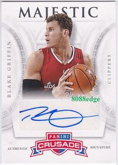 2012-13 PANINI CRUSADE MAJESTIC AUTO: BLAKE GRIFFIN – AUTOGRAPH CLIPPERS/SOONERS