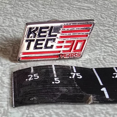 Kel Tec KelTec 30 Years American Flag Rifle Pistol Firearms Lapel Hat Tie Pin