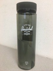 The Herschel Supply Co. Classic Minimalist Gray BPA-Free Water Bottle 25fl oz