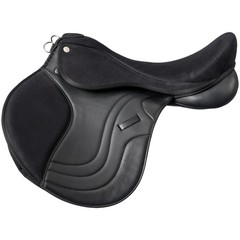 16″ Equitare Tempo Synthetic All Purpose English Saddle – Black or Brown