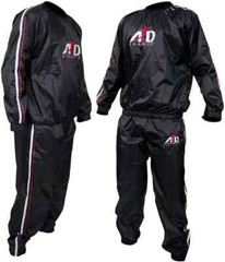 Heavy Duty Sauna Sweat Suit Exercise Gym Suit Fitness Weight Loss Anti-Rip