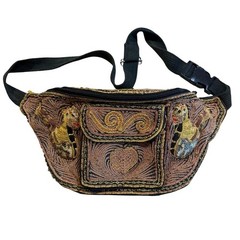 Singha Lion Thai Folklore Beaded Fanny Pack BOHO Handmade – Made in Thailand