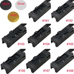 Anodized Aluminum Trijicon RMR Cover Plate for G17 G19 G26 Cut Slides-Color Var