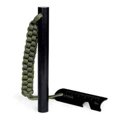 HUGE FERRO ROD Emergency FIRE STARTER Flint & Military Paracord Survival Camping