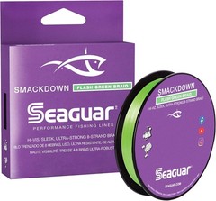 Seaguar Smackdown High Visibility Braided Fishing Line – Flash Green – 300yds