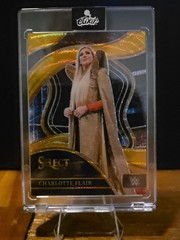2024 Panini WWE Select Charlotte Flair Ringside Gold Numbered 05/10. No. 292